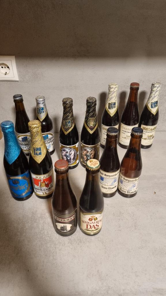 12-delige vintage set Hoegaarden, Verzamelen, Biermerken, Zo goed als nieuw, Flesje(s), Overige merken, Ophalen of Verzenden