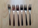 6 mooie gebaksvorkjes van Gero, Huis en Inrichting, Keuken | Bestek, Ophalen of Verzenden, Zo goed als nieuw, Rvs of Chroom, Los bestek