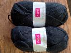 4 bollen phildar partner 3,5 zwart ,room en grijs, Hobby en Vrije tijd, Breien en Haken, Ophalen of Verzenden, Nieuw, Breien of Haken