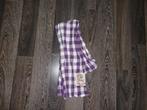 Paars/witte jongenssjaal van scotch, Ophalen of Verzenden, Zo goed als nieuw, Sjaal, 146 t/m 152