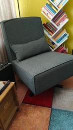 Zit fauteuil eigenzinnig donkergroen, Huis en Inrichting, Slaapkamer | Slaapbanken, Ophalen, 190 cm of minder, Zo goed als nieuw