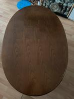 Vintage Salon Tafel Eikenhout, Ophalen, Gebruikt, 100 tot 150 cm, 50 tot 75 cm