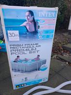 Intex prism frame pool set 3x1,75x0.8 m, Tuin en Terras, Zwembaden, Ophalen, Gebruikt, 200 tot 300 cm, Opzetzwembad