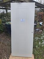 Witte binnendeur deur 88x211,5 met motief linksdraaiend, Ophalen, Binnendeur, 200 tot 215 cm
