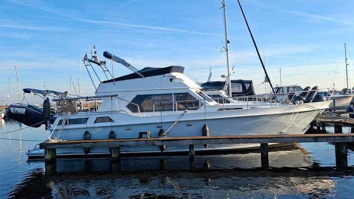 Condor 116 flybridge ,Geschikt voor langer verblijf, Watersport en Boten, Motorboten en Motorjachten, Gebruikt, Staal, 12 meter of meer