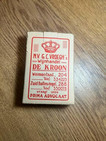 Jaren 30/40 speelkaarten, compleet! beschikbaar voor biedingen