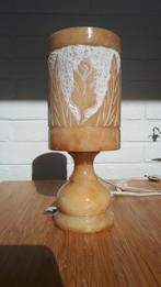 Spaans lampje - albast, Ophalen of Verzenden, Gebruikt, Jaren 80, Minder dan 50 cm