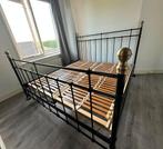 Nostalgisch Ikea bedframe 180 cm x 200 cm, Ophalen, Zwart, Tweepersoons, Nostalgisch
