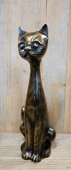 POES / KAT / bronzen beeld / tuinbeeld, Dierenbeeld, Nieuw, Info@huisentuindecoratiemarie.nl, Huis en tuin decoratie marie