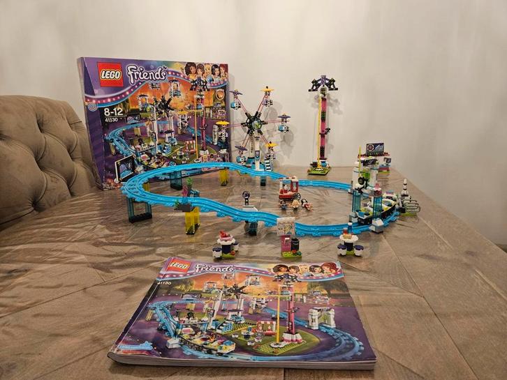 LEGO Friends 41130 Pretpark Achtbaan, Kinderen en Baby's, Speelgoed | Duplo en Lego, Zo goed als nieuw, Lego, Complete set, Ophalen of Verzenden