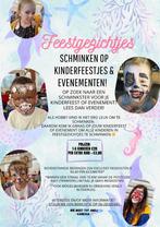 Schminken/glittertatoo’s kinderfeest, Ophalen of Verzenden, Nieuw, Schmink, Verjaardag