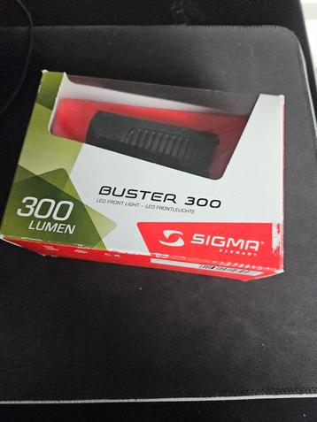 Sigma Buster 300 Led Fiets Koplamp Li-ion accu nieuw in doos beschikbaar voor biedingen