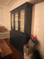 Donkerblauwe service kast, Gebruikt, 200 cm of meer, 150 tot 200 cm, Ophalen of Verzenden