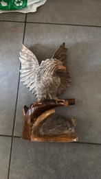 Houten adelaar, Antiek en Kunst, Kunst | Beelden en Houtsnijwerken, Ophalen of Verzenden