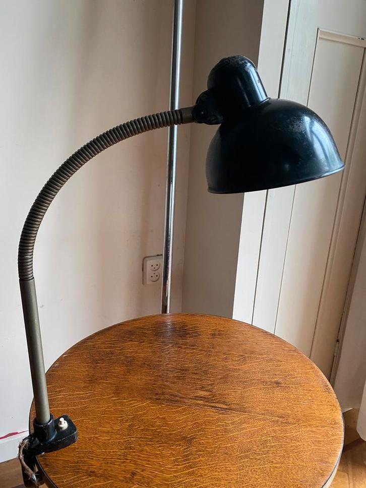 Kaiser Idell klemlamp architectenlamp tafellamp bureaulamp, Huis en Inrichting, Lampen | Tafellampen, Zo goed als nieuw, Minder dan 50 cm