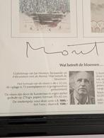Jan Montyn Grafiek - Wat betreft de bloemen, Antiek en Kunst, Kunst | Etsen en Gravures, Ophalen of Verzenden