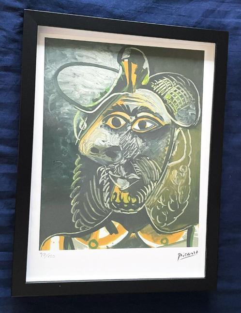 Pablo Picasso (1881-1973) - Man Buste, Antiek en Kunst, Kunst | Litho's en Zeefdrukken, Verzenden