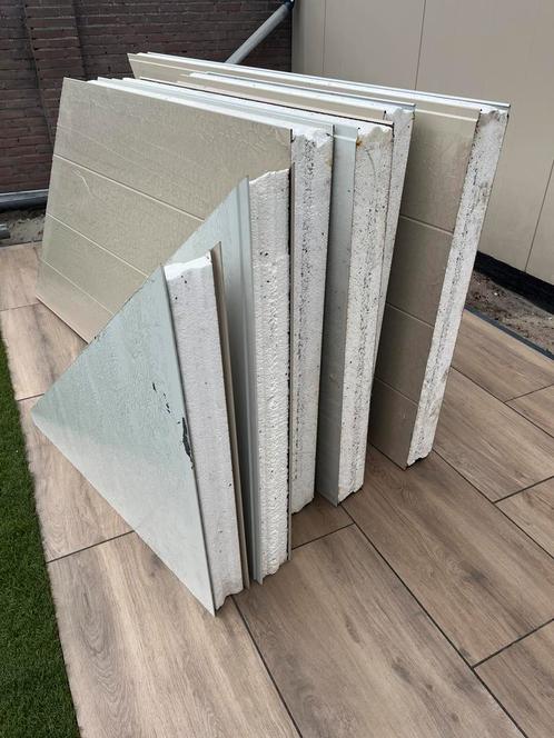 Restpartij nieuwe 125mm eps sandwichpanelen, Doe-het-zelf en Verbouw, Platen en Panelen, Nieuw, Overige materialen, 100 mm of meer