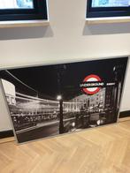 London underground canvas schilderij Ikea 140x100 cm, Schilderij, Gebruikt, Ophalen of Verzenden