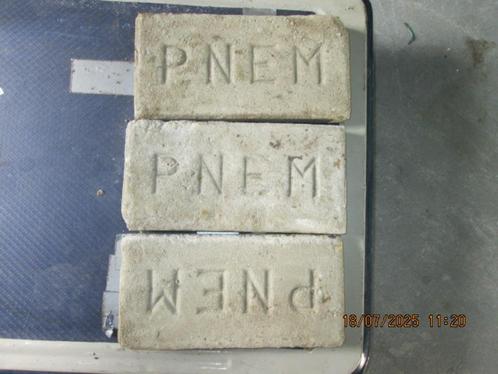 PNEM betontegels Provinciale Noord Brabant Elektra, Verzamelen, Merken en Reclamevoorwerpen, Gebruikt, Overige typen, Ophalen of Verzenden