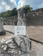 Michael Kors wit leren handtas met strap, Ophalen of Verzenden, Zo goed als nieuw, Wit, Leer