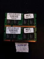 2 X 1 GB DDR2-667 SO-DIMM [MEM151] 2403, Computers en Software, RAM geheugen, Ophalen of Verzenden, Laptop, DDR2, Zo goed als nieuw