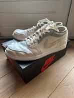 Nike air Jordan 1 low OG White/particle grey maat 48,5, Nike air Jordan, Ophalen of Verzenden, Zo goed als nieuw, Sneakers of Gympen