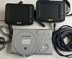 DVD SPELER MET 2 SCHERMEN VOOR AUTO, Alle leeftijden, Ophalen, Zo goed als nieuw