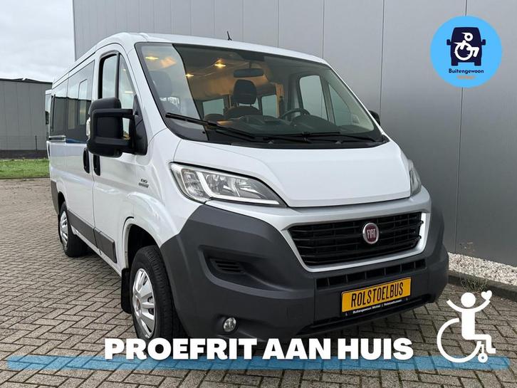 Fiat Ducato Rolstoelbus (Meerijder) 4 Persoons Automaat, Auto's, Bestelauto's, Bedrijf, Te koop, Aangepast voor mindervaliden