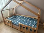 Peuterbed 80 x 160 cm met uitvalbeveiliging, Ophalen, 70 tot 85 cm, 140 tot 160 cm, Zo goed als nieuw