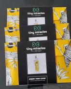 Tiny Miracles Papieren Vaas Covers - Geel, Kunststof, Geel, Nieuw, Ophalen of Verzenden