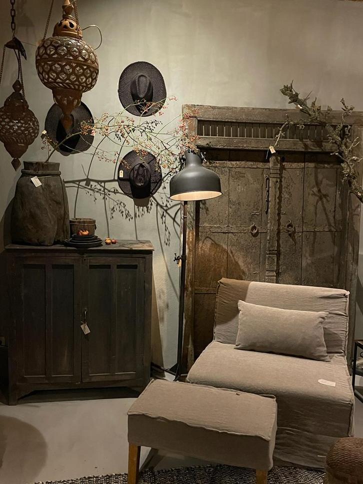 Het Jagershuis landelijk stoer meubels decoratie vintage oud, Huis en Inrichting, Tafels | Sidetables, Rechthoekig, Metaal, Ophalen of Verzenden