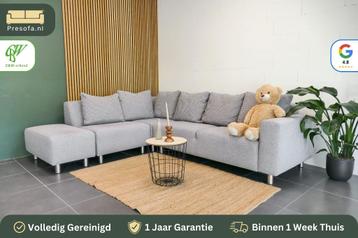 Hoekbank Sika Wonen Lichtgrijs | Garantie beschikbaar voor biedingen
