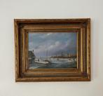 Schilderij winterlandschap. Thomas Heesakkers op paneel.