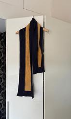 ZGAN: GANT warme gebreide wollen sjaal (blauw/geel), GANT, Overige maten, Ophalen of Verzenden, Zo goed als nieuw