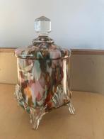 Murano glas potje met deksel, Ophalen of Verzenden