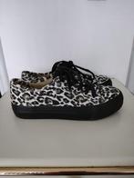Tex canvas panterprint dames gympen en zwarte plateau zool, Kleding | Dames, Schoenen, Overige kleuren, Ophalen of Verzenden, Tex