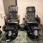2x Pedicure stoelen SPA met rug massage, Voetmassage