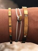 Hermes love trinity armband, Sieraden, Tassen en Uiterlijk, Armbanden, Met strass, Overige materialen, Ophalen of Verzenden, Zo goed als nieuw