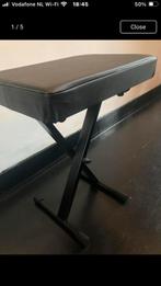 Piano/keyboard bench, Ophalen of Verzenden, Nieuw, Zwart