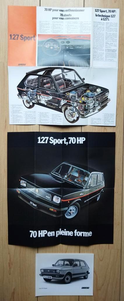 Fiat 127 en 127 Sport. 17 items. € 35,--, Boeken, Auto's | Folders en Tijdschriften, Zo goed als nieuw, Overige merken, Ophalen of Verzenden
