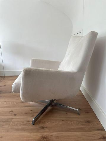 Draaifauteuil crème – 7580105 cm