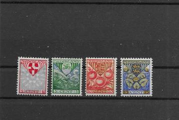 Nederland 1926, NVPH 199 t/m 202, Ongebruikt. beschikbaar voor biedingen