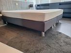 Boxspring 2x 80x200cm. +Matras 160x200cm. ZONDER achterwand!, Huis en Inrichting, 160 cm, Gebruikt, Ophalen, Tweepersoons