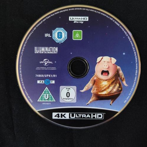 Sing | 4K UHD Blu-ray, Cd's en Dvd's, Blu-ray, Zo goed als nieuw, Tekenfilms en Animatie, Ophalen of Verzenden