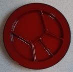 6 nieuwe fondue borden ( chineesrood ), Ophalen, Nieuw, Bord(en), Effen