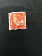 Nederlands-Indië kopje met opdruk 1947 gestempeld, Postzegels en Munten, Postzegels | Nederlands-Indië en Nieuw-Guinea, Ophalen of Verzenden