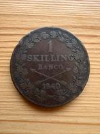 1 Skilling 1840, Ophalen of Verzenden, Overige landen, Losse munt
