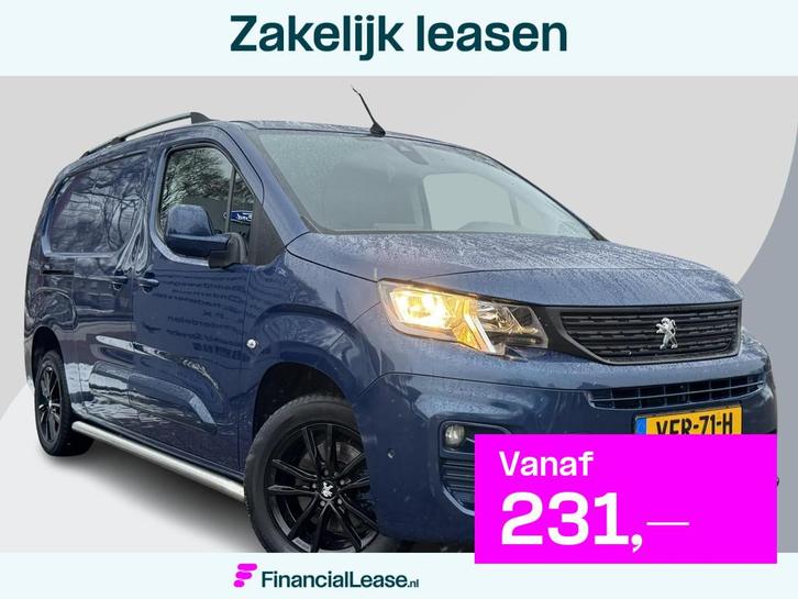 Peugeot Partner 1.5 BlueHDI Asphalt Long | SCI | 130pk Autom, Auto's, Bestelauto's, Bedrijf, Lease, Financial lease, 4x4, ABS