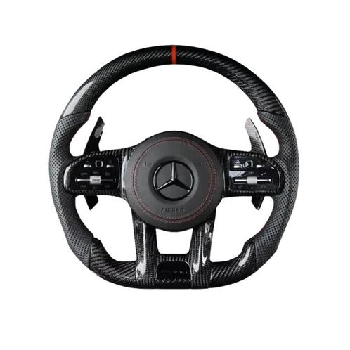 Mercedes AMG sport stuur, leder / carbon, Auto-onderdelen, Besturing, Mercedes-Benz, Nieuw, Ophalen of Verzenden